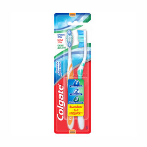 Ատամի խոզանակ Colgate 1+1 ||Зубная щетка Colgate Тройное действие средняя 1+1 шт. ||Toothbrush Colgate Triple action medium 1+1 pcs.