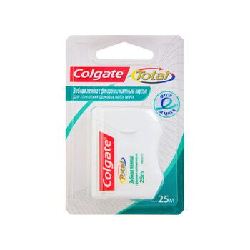 Ատամի թել Colgate Total 25 մ ||Зубная лента Colgate Total с фтором и мятой ||Colgate Total Fluoride Mint Tape