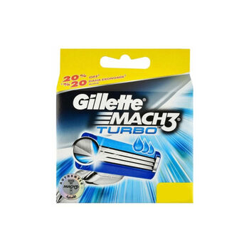 Ածելու շեղբ Gillette Mach3 Turbo 1 հատ ||Картридж сменный для станка мужской Gillette Turbo Mach 3 1 шт  ||Replacement cartridge for machine male Gillette Turbo Mach 3 1 pcs