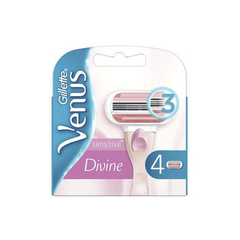 Ածելու շեղբ Gillette Venus Divine3 Sensitive 4 հատ ||Картридж для бритвы Gillette Venus Divine3 Sensitive 4 шт ||Cartridge for Gillette Venus Divine3 Sensitive razor 4 pcs