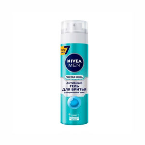 Nivea Men Active Shaving Gel Clean Skin with Zinc and Salicylic Acid 200 ml