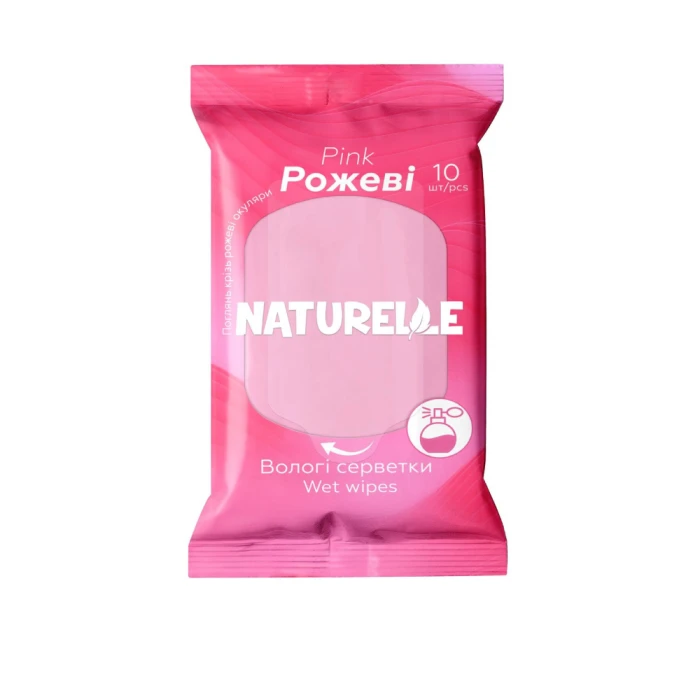 Անձեռոցիկ խոնավ Naturelle Pink 10 հատ 