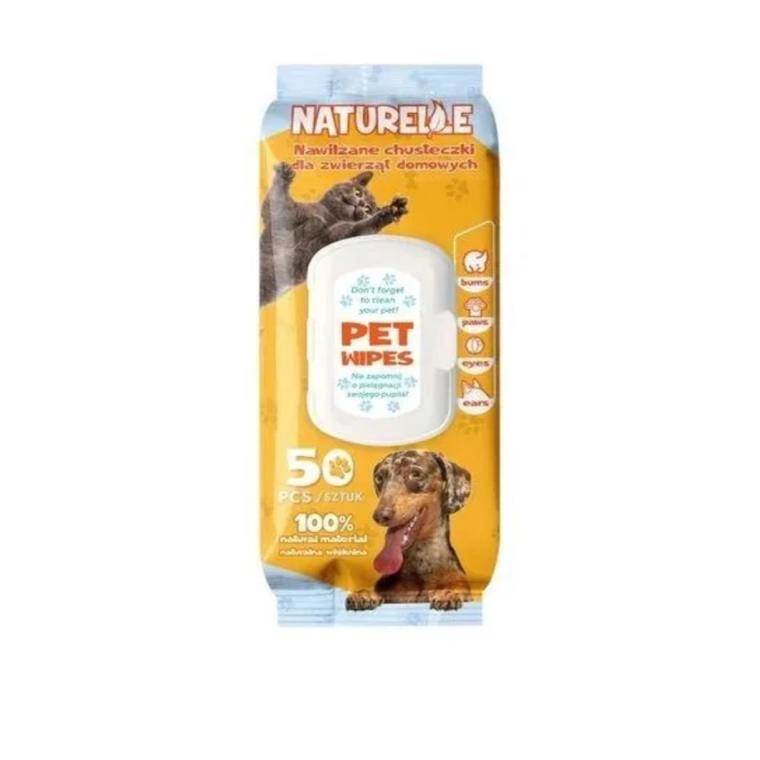 Անձեռոցիկ խոնավ Naturelle Pet 50 հատ 
