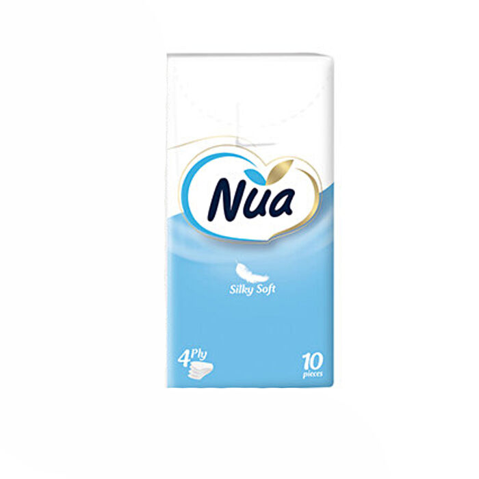 Անձեռոցիկ գրպանի Nua 4 շերտ 10 հատ ||Карманная салфетка Nua 4 слоя 10 шт. ||Nua pocket tissue 4 ply 10 pcs