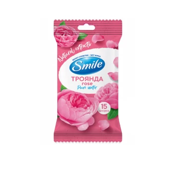 Անձեռոցիկ խոնավ Smile 15 հատ