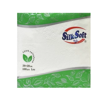 Անձեռոցիկ տուփով Silk Soft 1 շերտ 100 hատ ||Коробочка для салфеток Silk Soft 1 слоя 100 шт. ||Tissue box Silk Soft 1 layers 100 pcs
