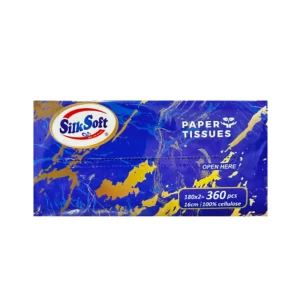 Tissue box Silk Soft 2 layers 180 pcs