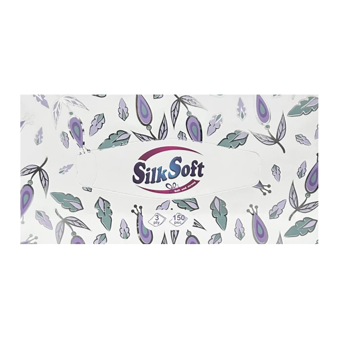 Tissue box Silk Soft 3 layers 150 pcs