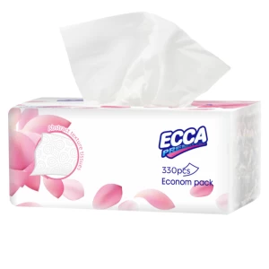 Салфетка Ecca 3 слоя 110 шт. 