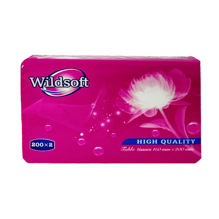Napkin Wildsoft 200 pcs 2 ply