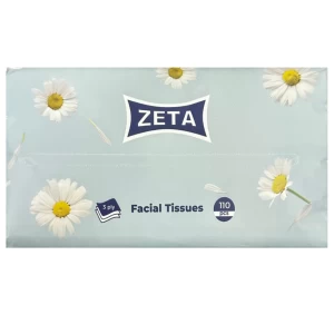Салфетка Zeta 3 слоя 110 шт. 