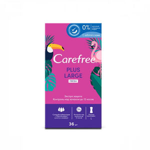 Daily sanitary pads Carefree Plus Large Fresh 36 pcs.