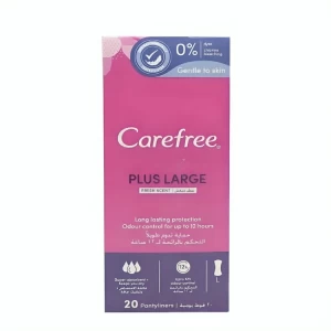 Daily sanitary pads Carefree Plus Large 20 pcs.