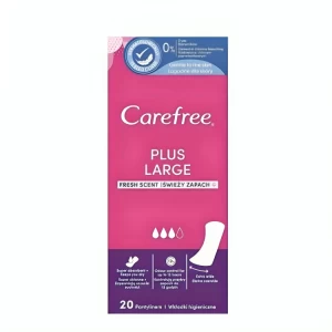 Daily sanitary pads Carefree Plus Large 20 pcs.