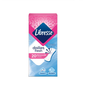 Միջադիր Libresse dailies fresh & protect ամենօրյա 20 հատ ||Прокладки Libresse dailies fresh & protect daily 20 шт. ||Pads Libresse dailies fresh & protect daily 20 pcs