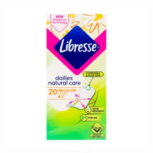 Ежедневные прокладки Libresse natural normal 20 шт.