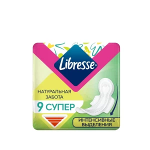 Гигиенические прокладки Libresse Natural Super+ 9 шт.