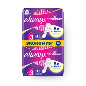 Hygienic pads Always Ultra Platinum Super Plus size 3 26 pcs