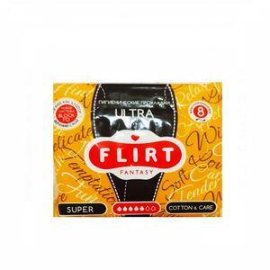 Women's sanitary pads Fantasy Flirt Ultra Cotton&Care 8 pcs.