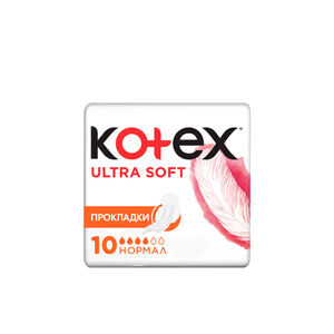 Միջադիր Kotex Ultra 10 հատ ||Гигиенические прокладки Прокладки Kotex Ultra Soft Normal, 10 шт ||Sanitary pads Kotex Ultra Soft Normal pads, 10 pcs