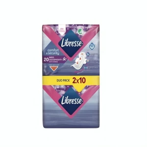 Женские гигиенические прокладки Libresse Maxi Night Wing 20 шт. 