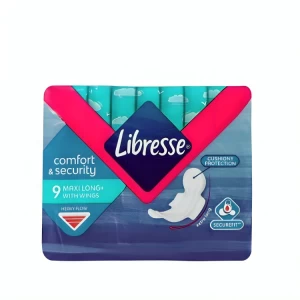 Женские гигиенические прокладки Libresse maxi long+ 9 шт