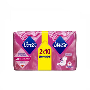 Միջադիր Libresse Ultra Normal Clip Duo 20 հատ ||Женские гигиенические прокладки Libresse Ultra Normal Soft 20 шт. ||Women's sanitary pads Libresse Ultra Normal Soft 20 pcs.