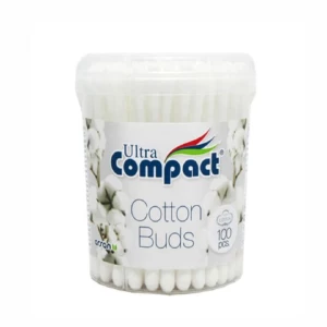Բամբակե ձողիկ Compact 100 հատ 