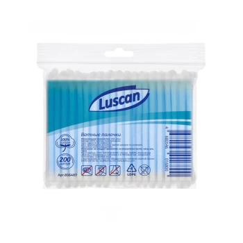 Բամբակե ձողիկ Luscan 200 հատ ||Ватные палочки Luscan 200 шт․ ||Cotton sticks Luscan 200 pcs.