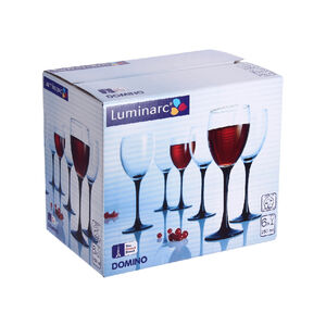 Set of wine glasses Luminarc Domino 250 ml 6 pieces H8169