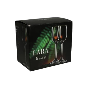 Օղու բաժակների հավաքածու Bohemia Lara 65 մլ 6 հատ 40415
