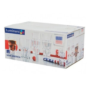 Հյութի բաժակների հավաքածու Luminarc New America 350 մլ 6 հատ J2889 