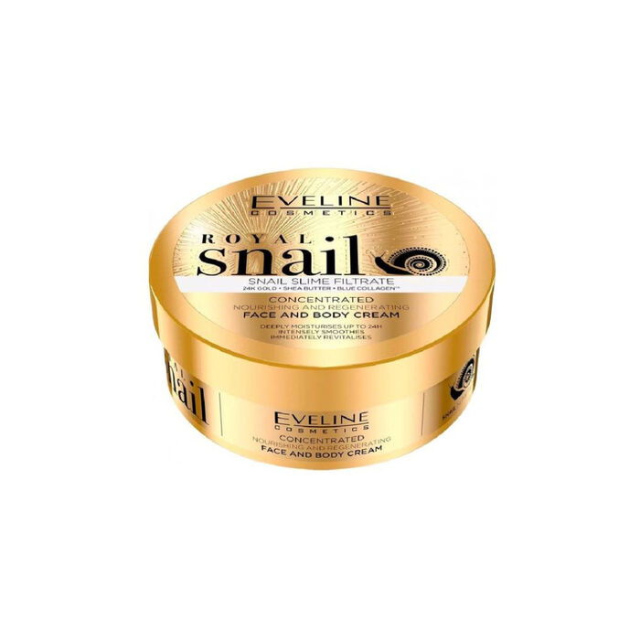 Կրեմ դեմքի և մարմնի Eveline Royal Snail 200 մլ ||Концентрированный питательно-регенерирующий крем для лица и тела Eveline Royal Snail 200 мл ||Concentrated nourishing and regenerating face and body cream Eveline Royal Snail 200 ml