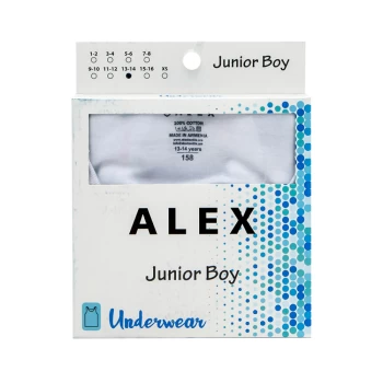 T-shirt for boy Alex white KB5001