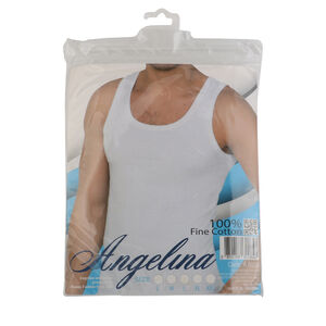 Майка мужская Donna F.S Angelina белая 2XL 8006 