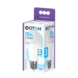 LED lamp Photon LED A60 12W E27 6500K