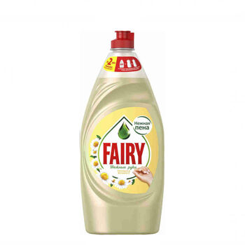 Հեղուկ սպասքի Fairy 900 մլ ||Средство для мытья посуды FAIRY Нежные руки Ромашка и витамин Е 900 ml ||Dishwashing liquid FAIRY Gentle hands Chamomile and vitamin E 900 ml