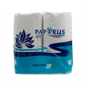 Սրբիչ խոհանոցի Papyrus թղթյա 3 շերտ 2 հատ 