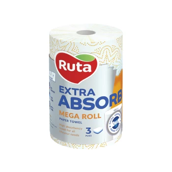 Սրբիչ խոհանոցի Ruta Extra Absorb 3 շերտ ||Бумажные полотенца Ruta Extra  Absorb 3 слоя||Paper towels Ruta Extra Absorb 3 layers