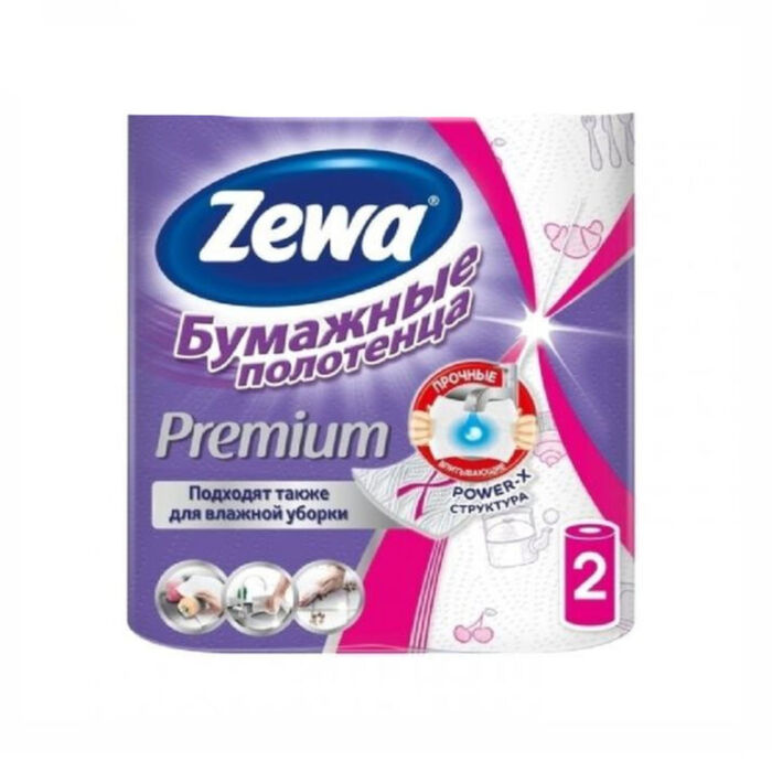 Սրբիչ խոհանոցի Zewa Decor Premium թղթյա 2 շերտ 2 հատ 