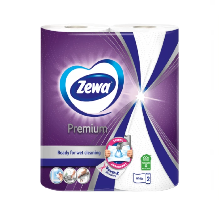 Սրբիչ խոհանոցի Zewa Premium 2 շերտ 2 հատ 