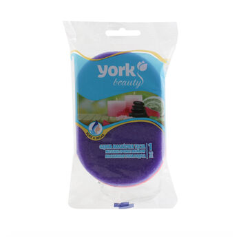 Սպունգ լոգանքի York || Губка для тела массажная York, радуга полиэстер 1 шт ||York Sponge for body massage, rainbow polyester 1 pcs