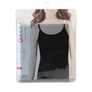 T-shirt female black Alex without sleeves W2001