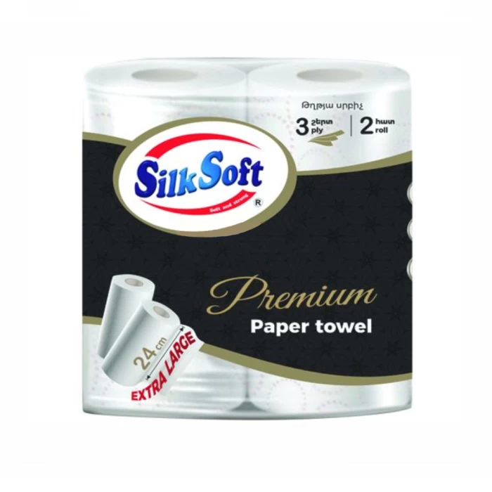 Սրբիչ խոհանոցի Silk Soft 3 շերտ 2 հատ