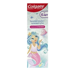 Зубная паста Colgate Strawberry для детей от 6 лет 80 г 