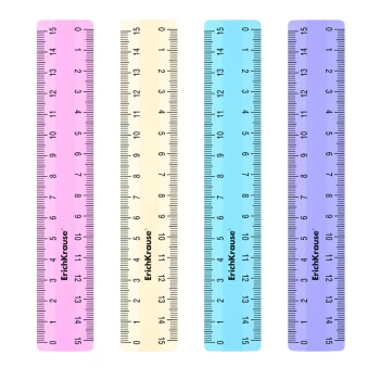 Քանոն ErichKrause Pastel 15 սմ ||Линейка ErichKrause Pastel 15 см ||ErichKrause Pastel 15 cm