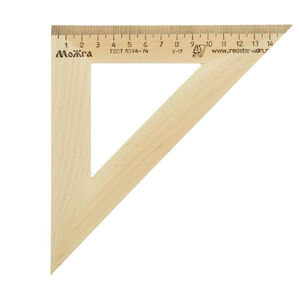Ruler Можга wooden 14 cm