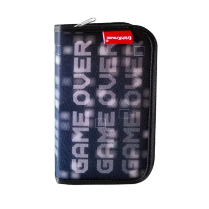 Pencil case with filling ErichKrause Game Over 135x205x25 mm