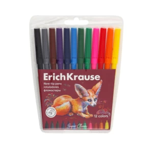 ErichKrause Safari Ultra Washable felt-tip pens 12 colors