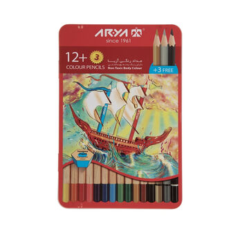 Գունավոր մատիտներ Arya 15 գույն ||Карандаши цветные Arya 15 цветов ||Colored pencils Arya 15 colors